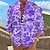 cheap Men&#039;s Hawaiian Shirt-Rose Floral Men&#039;s Resort Hawaiian 3D Printed Shirt Holiday Daily Wear Vacation Spring &amp; Summer Standing Collar Long Sleeve Yellow Pink Royal Blue S M L Polyester Shirt
