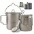 billige Grills og utendørs kokk-camping pure titan krus, camping kopp med lokk, titan potte med spork og bærbar bag