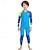 cheap Swimwear-Girl&#039;s Color Clash One-piece Swimsuit, Stretchy Long Sleeve Surfing Suit, Kid&#039;s Swimwear For Summer Beach Vacation