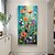 abordables Peintures fleurs/botaniques-Peinture à l'huile faite à la main toile mur art décoration moderne fleurs plantes abstraites pour la décoration intérieure roulé sans cadre peinture non étirée