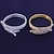 abordables Bracelets-Bracelet de tennis Femme Classique Précieux Mode Luxe Bracelet Bijoux Argent Dorée Cylindre pour Cadeau Fiançailles