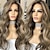 cheap Human Hair Lace Front Wigs-Unprocessed Virgin Hair 13x4 Lace Front Wig Free Part Brazilian Hair Wavy Multi-color Wig 130% 150% Density Highlighted / Balayage Hair 100% Virgin  Pre-Plucked For Women Long Human Hair Lace