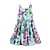 billiga Blommiga klänningar-Barn Flickor Klänning Blomma Ärmlös Fest Ledigt Mode Förtjusande Dagligen Bomull Sommar Vår 2-8 år Grön