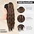 tanie Kucyki-Przedłużanie kucyka 26 cali sznurkiem doczepiane włosy w kucyk dla kobiet długie kręcone faliste kucyk naturalna syntetyczna treska dla kobiet