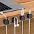 levne Skladování šperků-6ks magnetický úložný organizér datových kabelů pro kancelářský stůl, minimalistický navíječ kabelu myši, pevný drát beze stopy, magnetická absorpce a organizér lepicích drátů