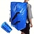Недорогие Хранение вещей и организация пространства-1/2 шт. пластиковая синяя упаковочная сумка на молнии, сумка для перемещения предметов первой необходимости для университетских общежитий, сумка для хранения одежды и одеял, дорожная сумка для