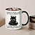 economico Tazze e tazzine-Tazza gatto - tazza &#039;touch my coffee&#039;: tazza da caffè con citazione divertente, regalo ideale per amica, sorella, mamma gatto - tazza in ceramica per bevitori di caffè e proprietari di gattini - 11