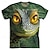 Χαμηλού Κόστους Ανδρικά 3D T-shirts-Γραφική Ζώο Δεινόσαυρος Καθημερινά Καθημερινό Υποκουλτούρα Ανδρικά 3D εκτύπωση Μπλουζάκι Υπαίθρια Αθλήματα Αργίες Εξόδου Κοντομάνικη μπλούζα Βυσσινί Πράσινο του τριφυλλιού Ροδοκόκκινο Κοντομάνικο