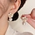 cheap Earrings-Stud Earrings Fine Jewelry Classic Precious Flower Shape Cute Stylish Earrings Jewelry Gold For Gift Festival