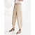 ieftine Bluze și pantaloni de pijama pentru femei-Pentru femei Pantaloni Culoare pură Modă De Bază Confortabili Stradă Zilnic Bumbac Și Lenjerie Respirabil Pantaloni lungi Buzunar Talie elastică Vară Roșu Vin Kaki