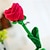 abordables Cadeau de fête des mères pour les femmes-Cadeaux de fête des femmes 10 pièces fleur de rose en peluche fleur de rose en peluche tiges pliables bouquet en peluche jouet doux cadeaux de fête des mères pour maman