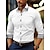 お買い得  メンズボタンアップシャツ-男性用 シャツ ボタンアップシャツ カジュアルシャツ ブラック ホワイト ピンク ワイン ネイビーブルー 長袖 チェック カラーブロック ラペル 日常 バケーション パッチワーク 衣類 ファッション カジュアル スマートカジュアル