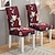 cheap Dining Chair Cover-Stretch Spandex Dining Chair Cover 4/6 Pcs Set, Floral Printed Stretch Chair Protector Cover Seat Slipcover with Elastic Band for Dining Room,Wedding, Ceremony, Banquet,Home Decor