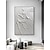 halpa Abstraktit taulut-puhdas käsinmaalattu veitsipaletti pystysuora raskas kuvioitu abstrakti seinätaide käsintehty minimalistinen moderni valkoinen 3d-tekstuurimaalaus kodin sisustus venytetty kehys ripustettavaksi