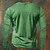 ieftine Tricouri de ziua Sf. Patrick-Grafic trifoi alb Modă Zilnic Casual Bărbați Tipărire 3D Cămașă Henley Casual Concediu Ieșire Sf. Patrick Tricou verde 1# verde 2# verde 3# Manșon Lung Henley Cămașă Primăvara &amp; toamnă Îmbrăcăminte S