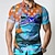 abordables Camisa hawaiana para hombre-Rana bandera nacional tropical resort para hombres camisa hawaiana con estampado 3d abotonada manga corta camisa de playa de verano vacaciones uso diario s a 3xl