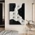 cheap Abstract Paintings-Hand painted 3D Black textured painting handmade Black and white Abstract art Black and white Painting Black and white wall art  textured oil painting wall art ready to hang