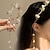 Χαμηλού Κόστους Αξεσουάρ Styling μαλλιών-vintage κομψός κρίνος λουλούδι στα μαλλιά με ψεύτικη φούντα πέρλες - κομψό γυναικείο αξεσουάρ για ειδικές περιστάσεις, τέλεια επιλογή για δώρα