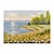 Недорогие Пейзажи-ручная роспись морской цветок сельская местность ручная работа цветок пейзаж картина маслом полевой цветок полевая живопись искусство домашний декор растянутая рамка готова повесить