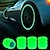 billige Karosseridekorasjon og -beskyttelse til bil-starfre bil lysende ventil ventil grønn rosa blå gul bildekk ventilhette motorsykkel ventil kjerneglød