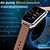 voordelige Slimme polsbandjes-696 P80 Slimme horloge 1.65 inch(es) Slimme armband Smartwatch Bluetooth Temperatuurbewaking Stappenteller Gespreksherinnering Compatibel met: Android iOS Heren Berichtherinnering IP 67 39 mm