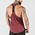 abordables camisetas y tanques activos para hombres-Hombre Camiseta sin mangas Tanque de ejercicios Tanque Camisetas Interiores Escote en U Sin Mangas Deporte Casual Diario Gimnasia Transpirable Suave Plano Negro Blanco Ropa de Deporte Moda Básico