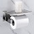 abordables Kits accessoires de salles de bains-Ensemble étagère murale de salle de bain et porte-serviettes - Organisateur spatial en aluminium pour toilettes - Porte-serviettes noir pour serviettes de bain, aucune perceuse nécessaire