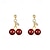 cheap Earrings-Drop Earrings Classic Love Earrings Jewelry Red For Wedding Party Daily