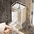 זול גאדג&#039;טים לאמבט-קופסת טישו תלויה שקופה קלה דוגמת קרחון יוקרתית צמודת קיר למטבח, חדר אמבטיה, שירותים, אידיאלית לאחסון מגבות פנים