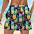billige Surf shorts-ananas tropisk herreresort 3d printede boardshorts badeshorts badebukser lommesnøre med meshforing komfort åndbar kort aloha hawaiiansk stil feriestrand s til 3xl