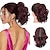 Недорогие Конские хвостики-наращивание вьющихся волос, 9 зажимов для когтей, короткие наращивания волос, натуральные объемные вьющиеся, волнистые, синтетические волосы с конским хвостом для женщин, повседневного использования