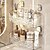 levne Koupelnové pomůcky-koupelnový držák hřebenu polička světlo luxusní ledovcový vzor sprchový nosič bez vrtání, nástěnný toaletní organizér na holicí strojky, zubní kartáčky a další