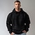 cheap Basic Hoodies-Men&#039;s Hoodie Black White Hooded Plain Sports &amp; Outdoor Daily Holiday Cotton Streetwear Cool Casual Spring &amp;  Fall Clothing Apparel Hoodies Sweatshirts  Long Sleeve
