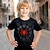 ieftine tricouri 3d pentru băieți-Băieți 3D SPIDER Tricou Cămașă Manșon scurt Tipărire 3D Vară Activ Sport Modă Poliester Copii 3-12 ani Stil Nautic În aer liber Casual Zilnic Fit regulat