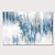 abordables Pinturas abstractas-Pintura al óleo hecha a mano lienzo arte de la pared decoración cuchillo abstracto pintura paisaje azul para la decoración del hogar pintura sin marco enrollada sin estirar