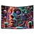 levne Trippy Tapiserries-vědecký trippy robot závěsný gobelín nástěnné umění velký gobelín nástěnná malba výzdoba fotografie pozadí deka opona domácí ložnice dekorace obývacího pokoje