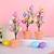 levne Velikonoční dekorace-velikonoční strakatá vajíčka,barevná mini rostlina velikonoční vajíčko v květináči,umělá pěna velikonoční vajíčko bonsai stolní dekorace,velikonoční ozdoba domácí slavnostní párty dekorace