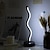 baratos Candeeiros de Mesa-lâmpada de mesa com escurecimento em forma de onda usb quarto de 3 cores, lâmpada de sala de estar de 13 polegadas