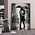 Χαμηλού Κόστους Πίνακες Ανθρώπων-ζωγραφισμένη στο χέρι ρομαντική τέχνη ζευγαριού μινιμαλιστική τέχνη τοίχων ζευγάρι στη βροχή, βροχερή μέρα, χειροποίητη ελαιογραφία για ζευγάρια δώρο διακόσμηση σπιτιού τεντωμένο πλαίσιο έτοιμο να