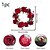 cheap Artificial Flowers &amp; Vases-Red Wreaths Artificial Wreath Decorative Artificial Pink Peony Flower Front Door Wreaths Floral Wreath for Home Office Wall Decoration Wedding Festival Decor Suitable