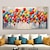 cheap Still Life Paintings-100% Handmade Modern Abstract Color Balloon Oil Painting On Canvas Home Decor For Living Room As Gift No Frame