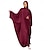 tanie Arabski muzułmanin-Damskie Sukienka Abaya Turban Szale Szaliki Hidżab Dubai islamski Arabski Arabskie muzułmański Ramadan Jednokolorowe Dla dorosłych Sukienka Szalik