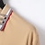 olcso klasszikus póló-Férfi POLO trikó Golfing Munka Hétköznapi Hajtóka Rövid ujjú Alap Modern Színes Csík Kollázs Gomb Tavaszi nyár Normál Sötétrózsaszín Fekete Fehér Arcpír rózsaszín Tengerészkék Khakizöld POLO trikó