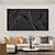 levne Abstraktní malby-ručně malovaná 3d černá abstraktní malba ručně vyráběná černá 3d texturovaná malba černá 3d minimalistická malba velká černá abstraktní malba černá abstraktní umělecká díla nástěnné umění plátno