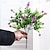 abordables Plantes artificielles-Fleurs artificielles pour arrangements, décoration de maison, vrai bouquet de mariage, fleur de mariée, latex artificiel, fleurs artificielles, guirlande de souffle pour bébés