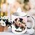 abordables Regalo de Boda-Taza de Café de Foto Personalizada - Regalo de Boda Personalizado para Parejas Regalo Familiar de Navidad Taza Cerámica 11oz