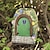 economico Statue-cancello in pietra fata statue dipinte a mano, luce solare per giardino cortile prato portico esterno ornamento-cancello in pietra nel giardino