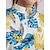 billige Designerkolleksjon-Dame POLO T-skjorte Blå Ermeløs Topper Blad Dame golfantrekk Klær Antrekk Bruk klær