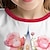 levne Topy-Dívčí 3D Květinový Košilky Košile Růžová Krátký rukáv 3D tisk Léto Aktivní Módní Roztomilý Polyester Děti 3-12 let Tričkový Venkovní Ležérní Denní Běžný