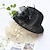 Χαμηλού Κόστους Fascinators-fascinators kentucky derby καπέλο καπέλα οργάντζα bowler / cloche καπέλο καπέλο καπέλο ψάθινο καπέλο casual γιορτινό κομψό vintage με πουπουλένιο καπέλο κεφαλής